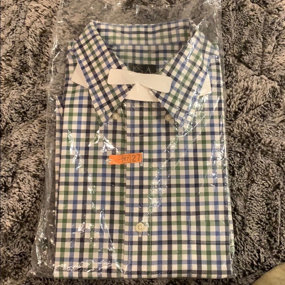 Never opened button down shirt.